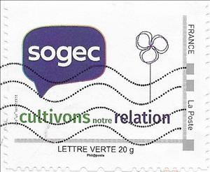 Stamp, Sogec Cultivons Notre Relation, France,  