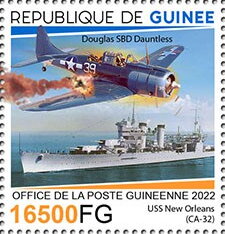 Douglas SBD Dauntless, USS New Orleans (CA-32)