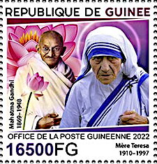 Mother Teresa and Mahatma Gandhi