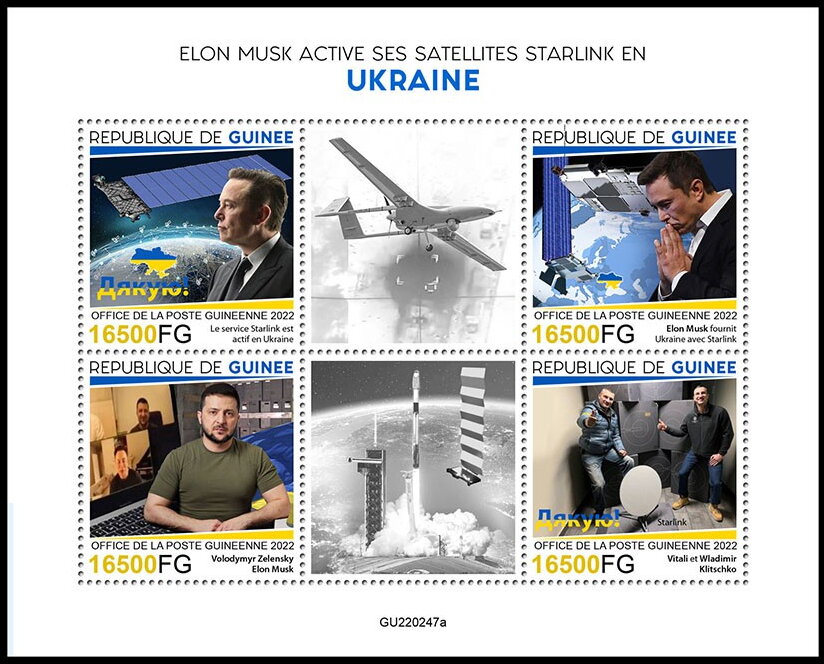 Starlink Satellites in Ukraine