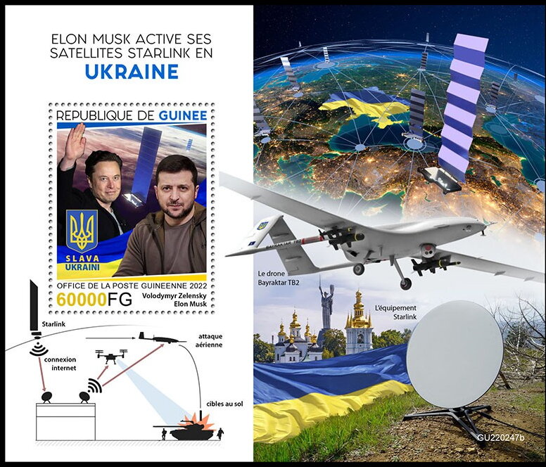 Starlink Satellites in Ukraine