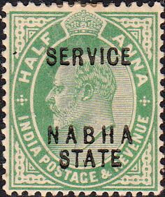 King Edward VII - overprinted