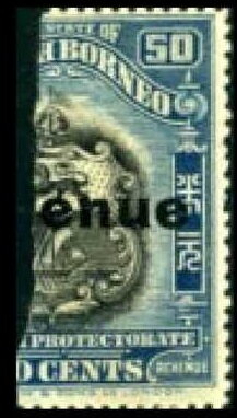 Stamp, Coat of Arms, North Borneo,  , Coats of Arms