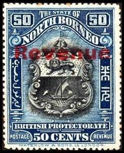 Stamp, Coat of Arms, North Borneo,  , Coats of Arms