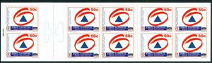 Booklet, First National Logo, Personalized and Private Mail Stamps,  , Advertisements, Logos