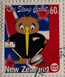 Stamp, Kiwi Stamp Circuit, Personalized and Private Mail Stamps,  , Rugby