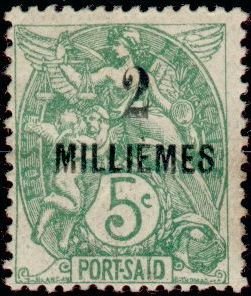 Stamp, Type Blanc, French Colonies,  