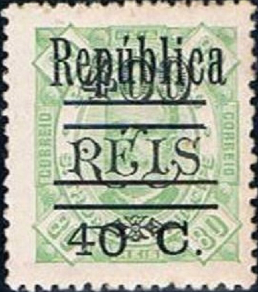 King Carlos I overprinted