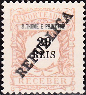 Postage Due overprinted