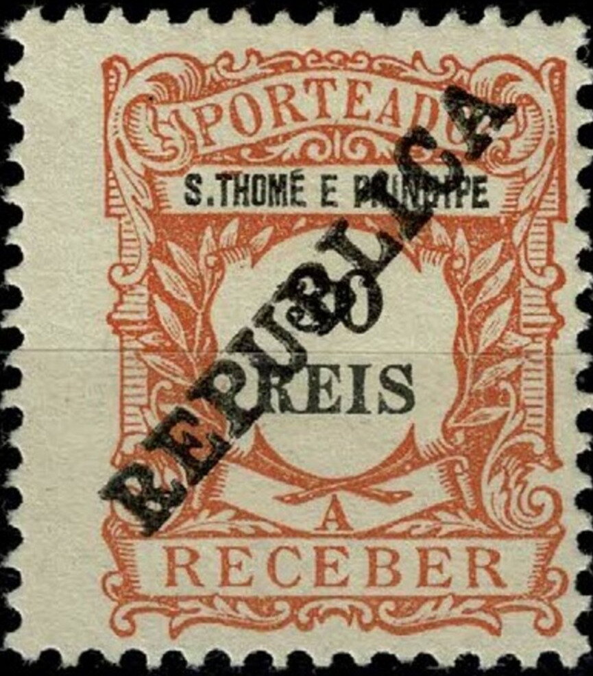 Postage Due overprinted