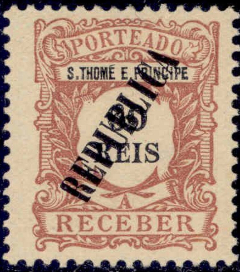 Postage Due overprinted