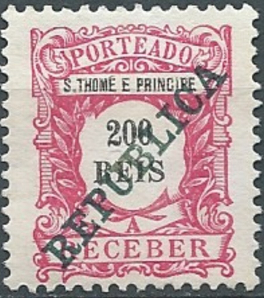 Postage Due overprinted