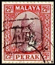 Stamp, Sultan Iskandar (1881-1938), Selangor, Japanese Occupation,  , Famous People, Heads of State, Men, Sultan