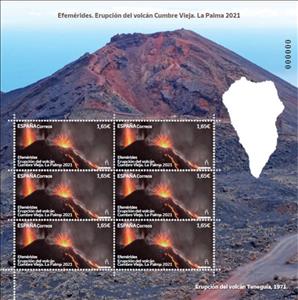 Full Pane, Eruption of Cumbra Vieja Volcano, La Palma, 2021, Spain,  , Islands, Volcanos