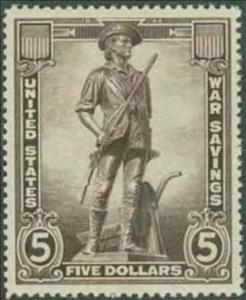 Stamp, Minutemen, United States of America,  , Military Officers, Second World War