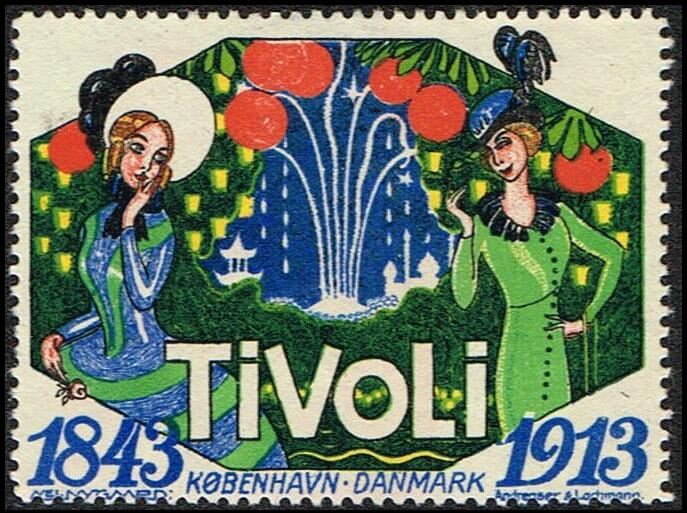 1843 Koebenhavn Danmark 1913 Tivoli Ladies