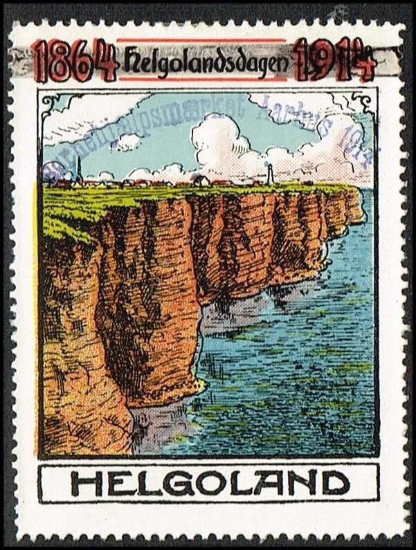 1864 Helgolandsdagen 1914 Helgoland Boernehjemsmaerket Aarhu