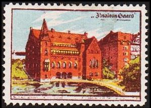 Stamp, Absalons Gaard Thin, Cinderellas,  , Buildings