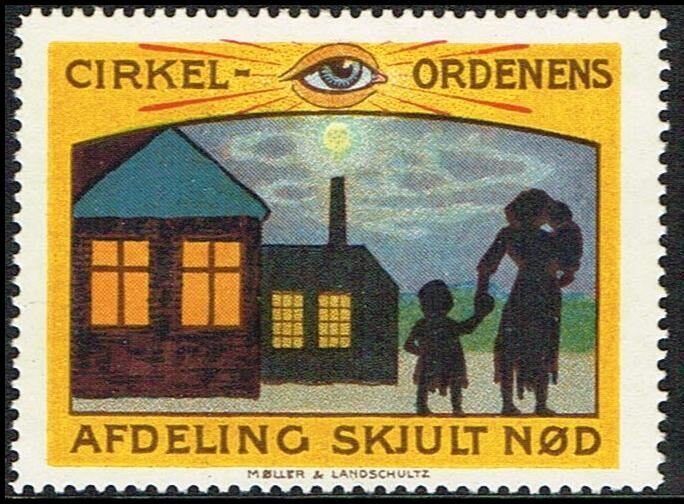Cirkel Ordnen Afdeling Skjult Noed