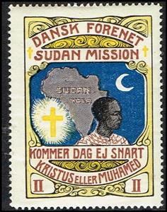 Stamp, Dansk Forenet Sudan Mission Ii Kommer Dag Ej Snart Kristus E, Cinderellas,  , Charity