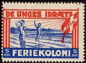 Stamp, De Unges Idraets 5 Oere Feriekoloni, Cinderellas,  , Children