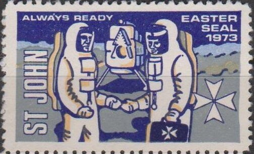 Easter Seal 1973 - St. John - Always Ready