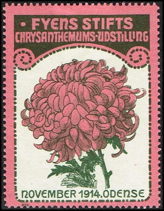 Fyens Stifts Chrysanthemums Udstilling November 1914 Odense