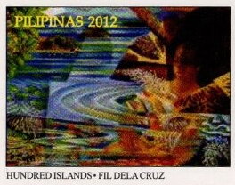 Stamp, Hundred Islands, Cinderellas,  , Townscapes / City Views, Tuberculosis / TBC