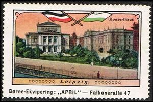 Stamp, Leipzig Boerne Ekvipering April Falkone, Cinderellas,  