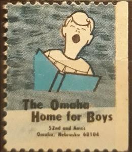Stamp, Omaha Home for Boys. Choir Boy, Cinderellas,  , Angels, Charity, Children