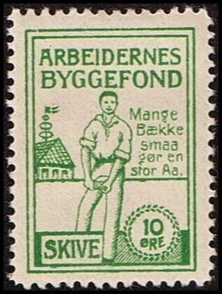 Skive Arbeidernes Byggefond 10 Oere Mange Baekke Smaa Goer