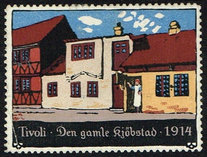 Tivoli Den Gamle Koebstad 1914