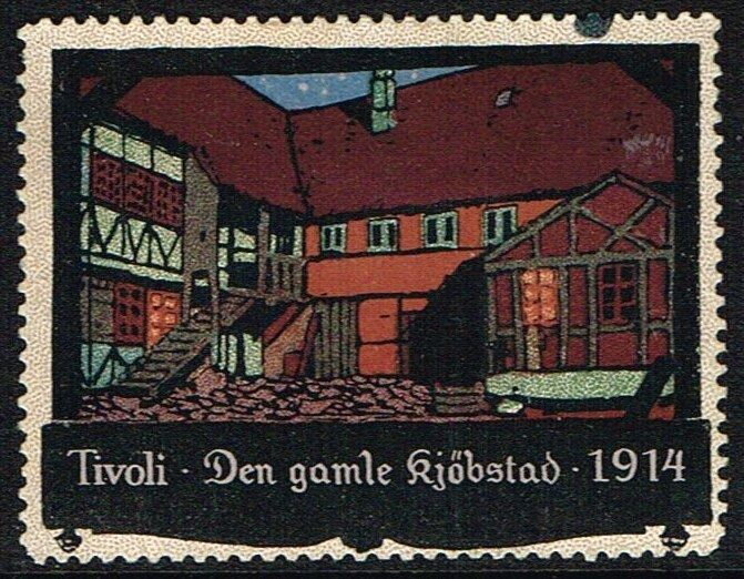 Tivoli Den Gamle Koebstad 1914