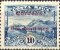 Stamp, Telegrafos / Correos dos centimos 2c on 10c, Costa Rica,  