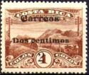 Stamp, Telegrafos / Correos dos centimos 2c on 1Col, Costa Rica,  
