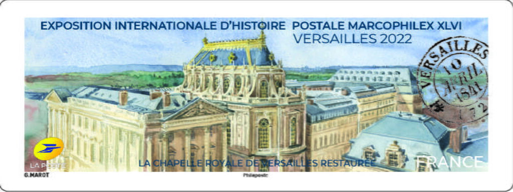 Stamp, MARCOPHILEX XLVII, Versailles, France,  , Palaces, Philatelic Exhibitions