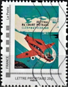 Stamp, Short Film Festival Court Metrage Clermont Ferrand, France,  , Aircraft, Cartoons, Festivals, film