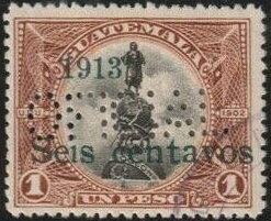 Monument to Columbus - 6c on 1p