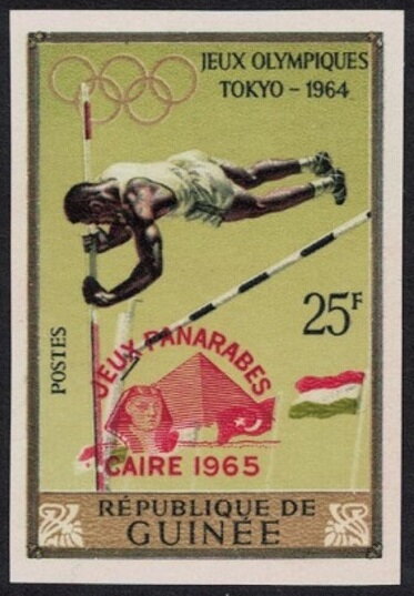 Pole vaulter, Flags of the Nations