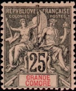 Stamp, Type Groupe, French Colonies,  