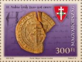 Coats of Arms of Andrew III (1290-1301)