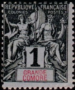 Stamp, Type Groupe, French Colonies,  