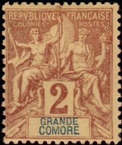 Stamp, Type Groupe, French Colonies,  