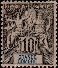 Stamp, Type Groupe, French Colonies,  