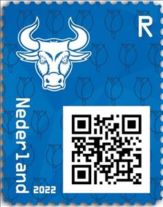 Stamp, Cryptostamps : Bull, Netherlands,  , Animals (Fauna), Cattle, Joint Issues