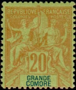 Stamp, Type Groupe, French Colonies,  