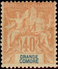 Stamp, Type Groupe, French Colonies,  