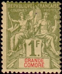 Stamp, Type Groupe, French Colonies,  