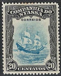 Stamp, Flagship Sao Gabriel, Nyassa,  , Ships