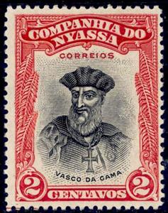 Stamp, Vasco da Gama, Nyassa,  , Explorers